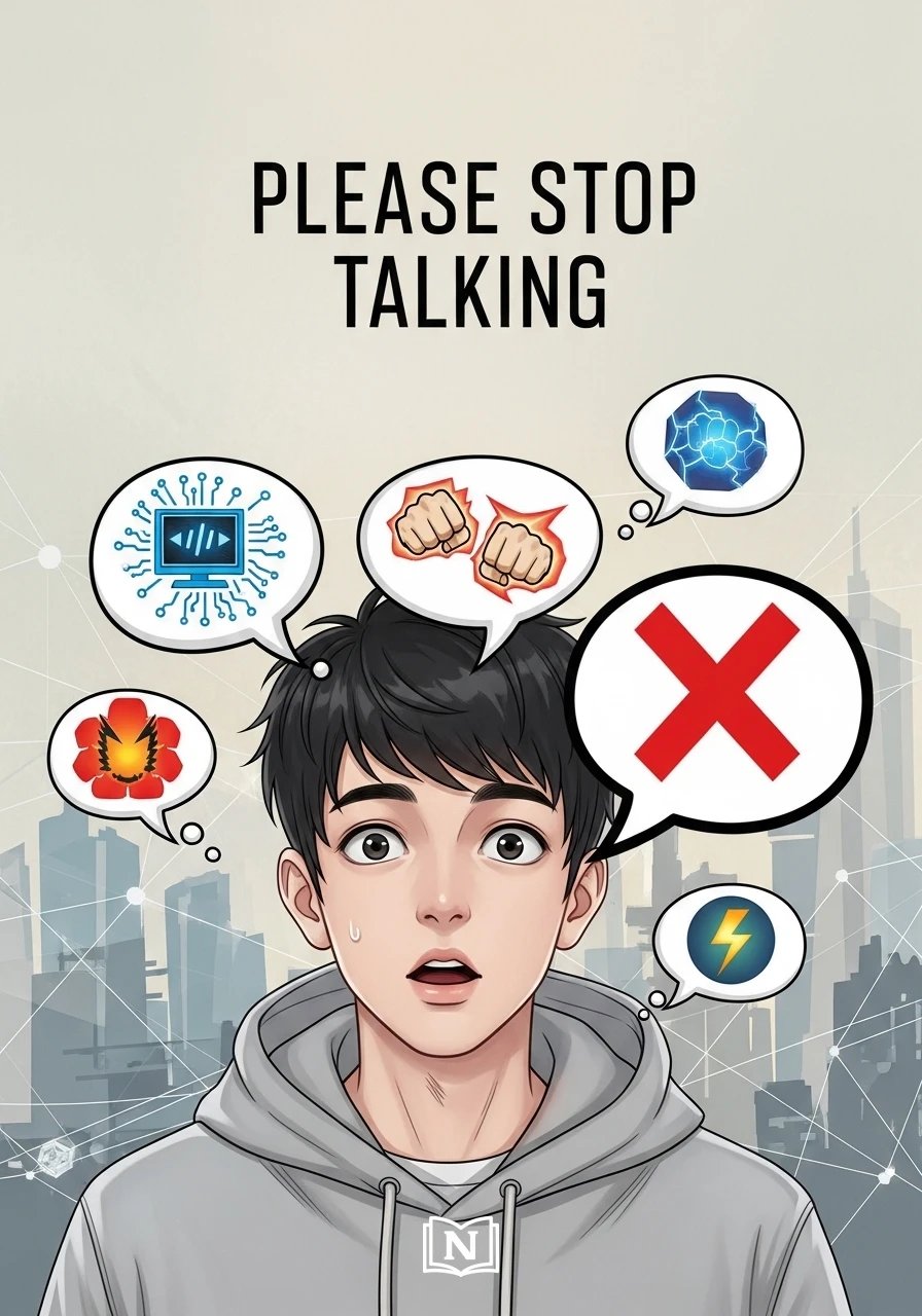 Please Stop Talking Novel